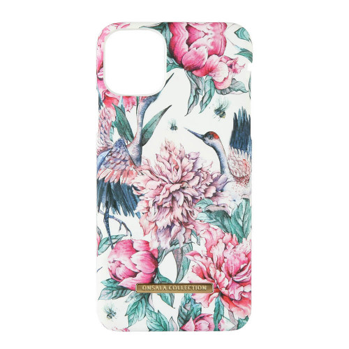 ONSALA COLLECTION Mobilskal Soft Pink Crane iPhone 11 Pro Max