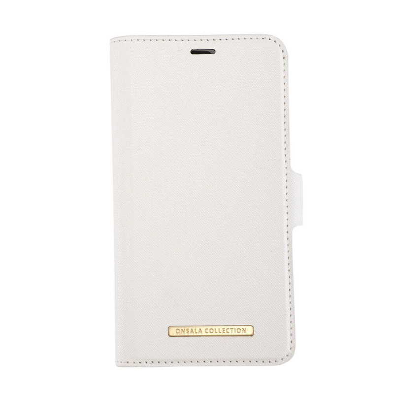 Produktbild för COLLECTION Mobilfodral Saffiano White iPhone 12  Mini