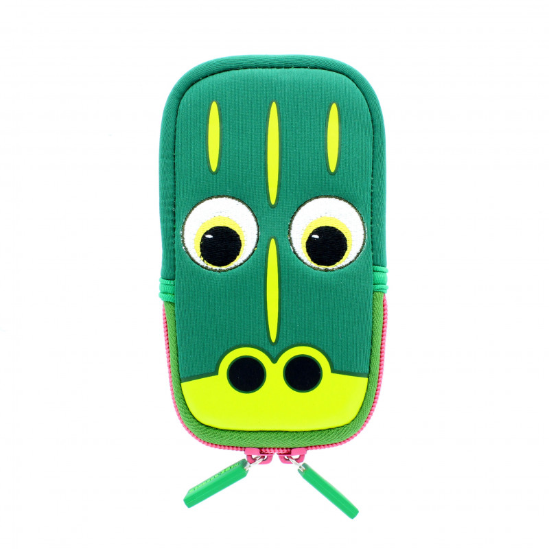 Produktbild för Mobilväska Krokodil Grön Universal