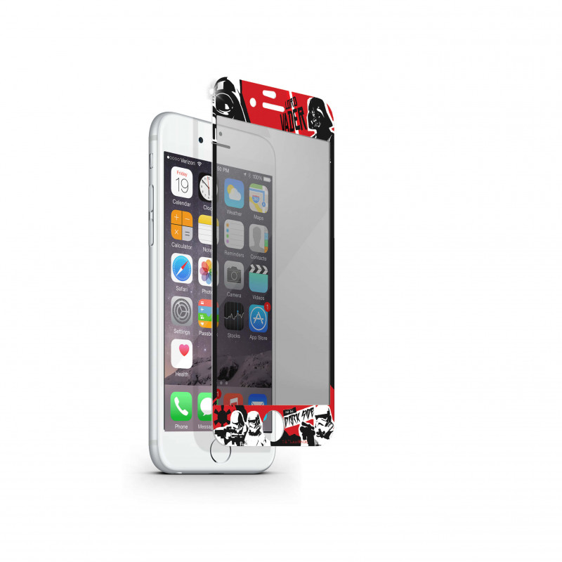 Produktbild för Skärmskydd iPhone6/6S Härdat Glas Darkside