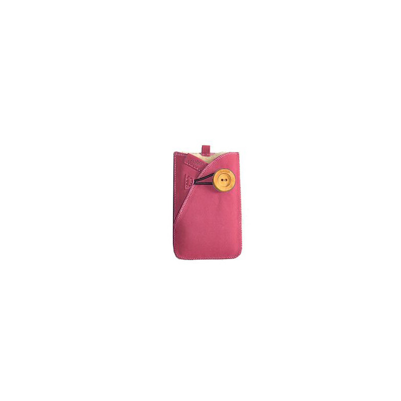 Produktbild för Mobil sleeve Universal Rosa Mocca Ull på insidan