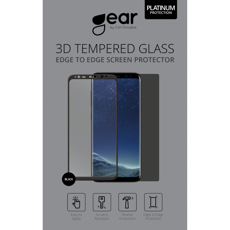 Produktbild för Härdat Glas 3D Full Cover Svart Samsung J5 (2017)