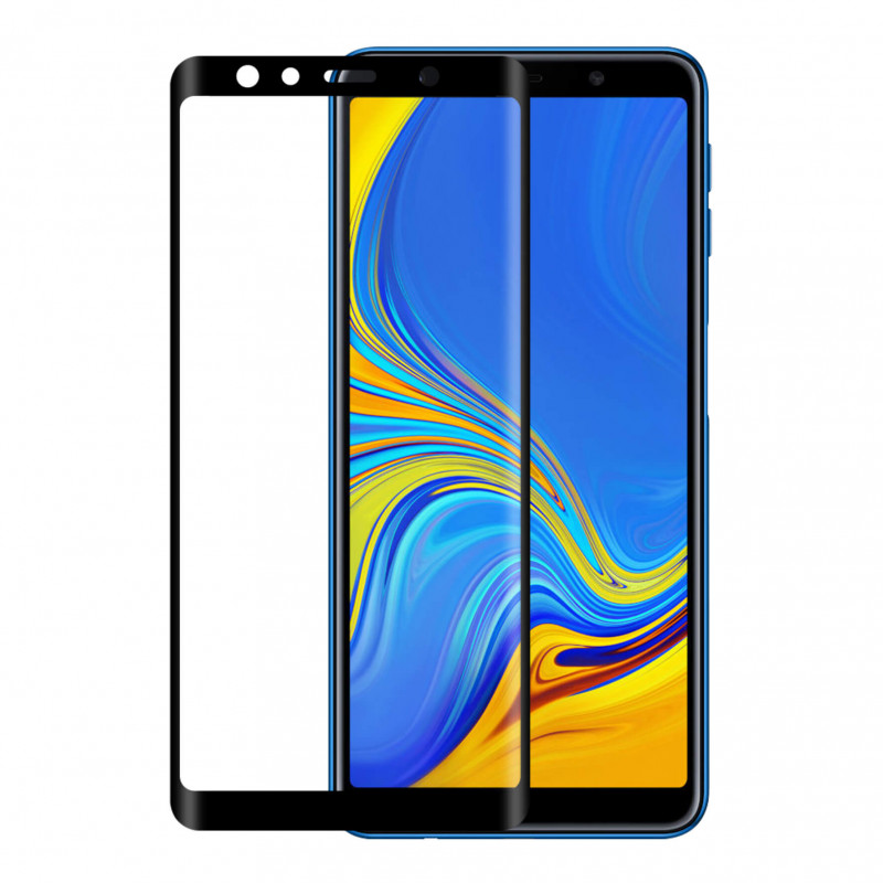 Produktbild för Härdat Glas 3D Full Cover Svart Samsung Galaxy A7