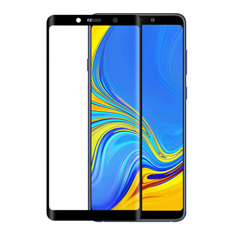 Produktbild för Härdat Glas 3D Full Cover Svart Samsung Galaxy A9