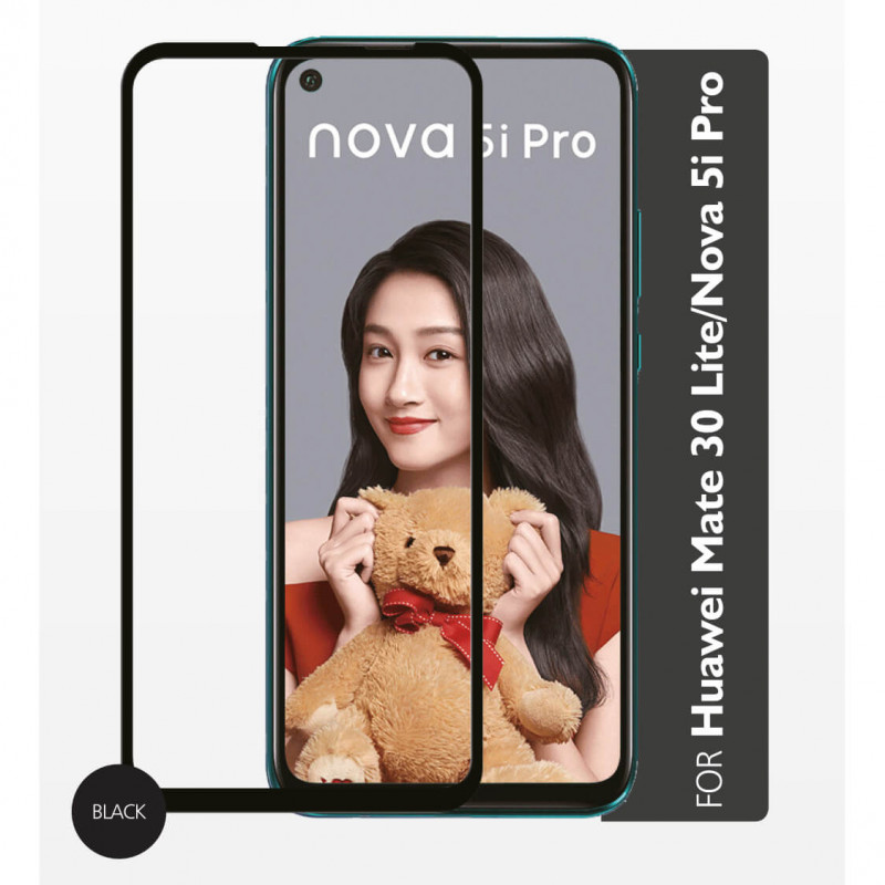 Produktbild för Härdat Glas 2,5D Full Cover Huawei mate 30 Pro