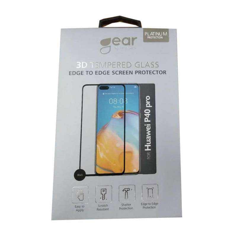 Produktbild för Härdat Glas 2,5D Full Cover Huawei P40 Pro