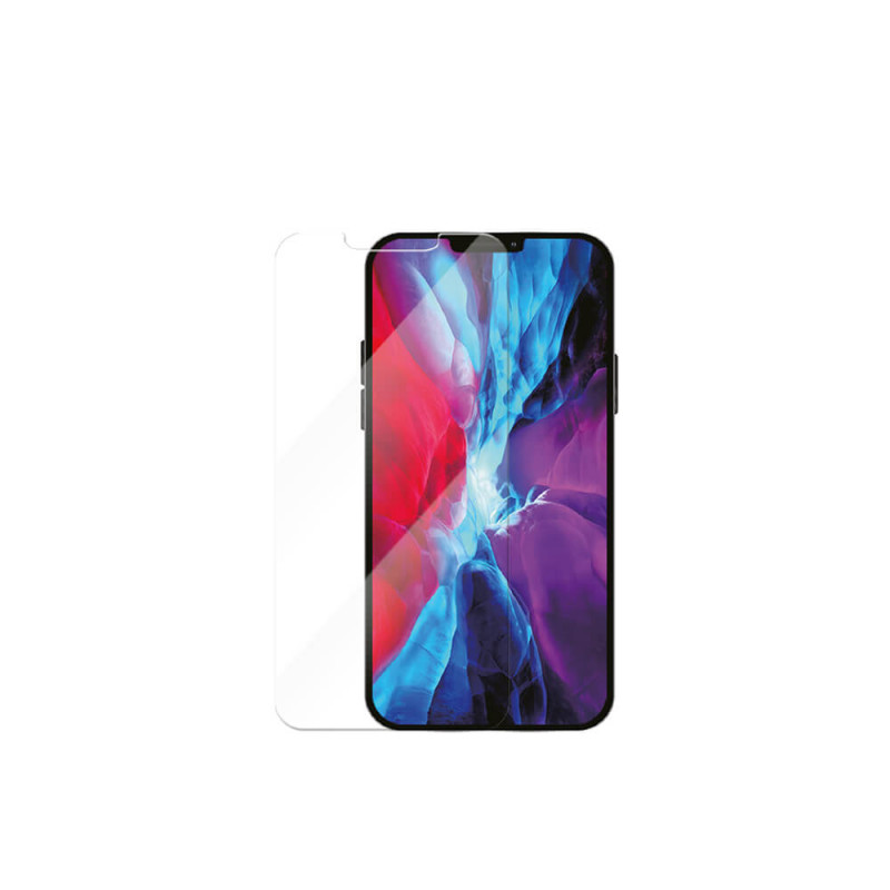 Produktbild för Härdat Glas 2,5D Full Cover Clear iPhone 12 Mini Incl. Monteringsram
