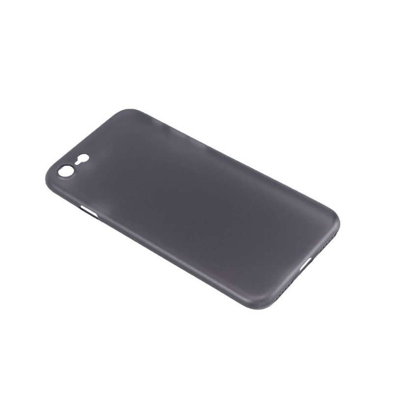 Produktbild för Mobilskal Ultraslim Svart Semitransparent iPhone 7/8/SE