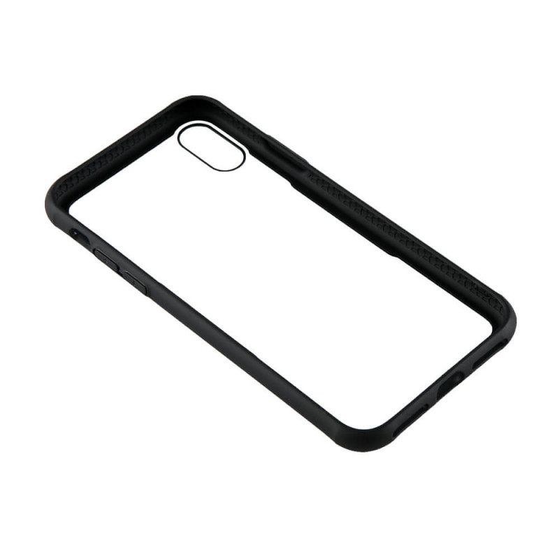 Produktbild för Mobilskal med Tempererat Glas Svart iPhone X/Xs