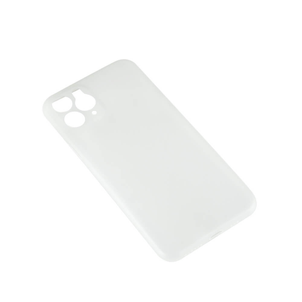 Produktbild för Mobilskal Ultraslim Vit Semitransparent iPhone 11 Pro