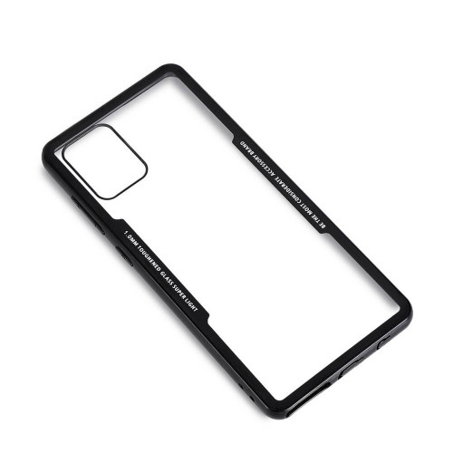 GEAR Mobilskal med Tempererat Glas Svart Samsung A71