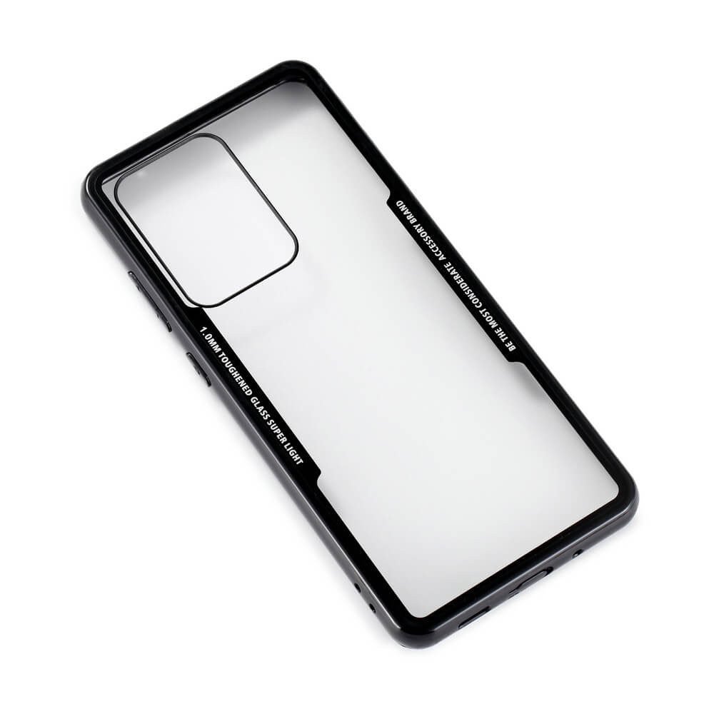 Produktbild för Mobilskal med Tempererat Glas Svart Samsung S20 Ultra