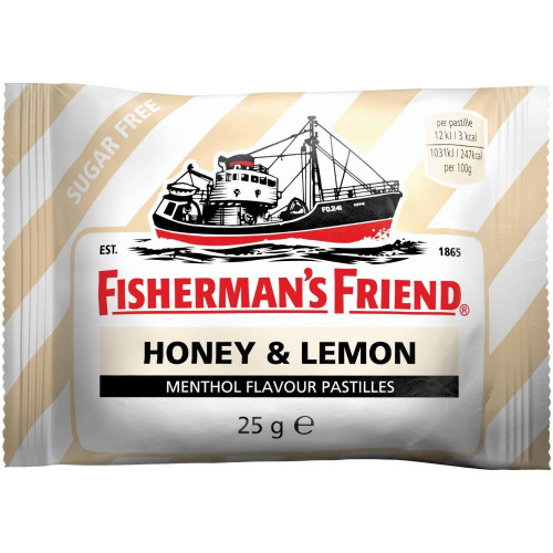 FISHERMAN'S FRIEND Sockerfri Honey & Lemon 25g