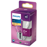 Philips LED E27 Klot 15W Klar Dimbar 1
