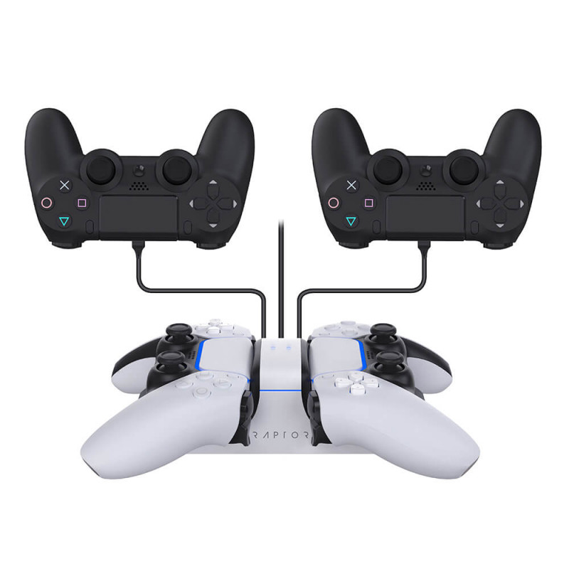 Produktbild för Laddare för Handkontroll Dual PS4/PS5