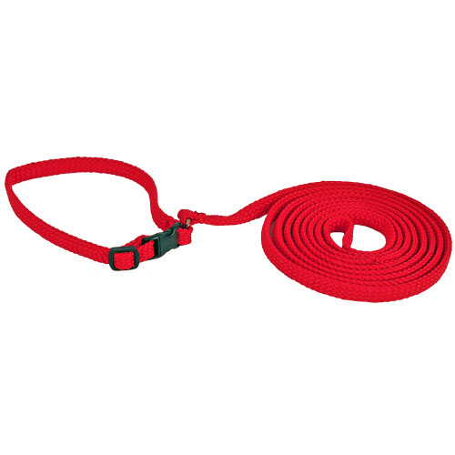 ALAC Halsband+Koppel Röd