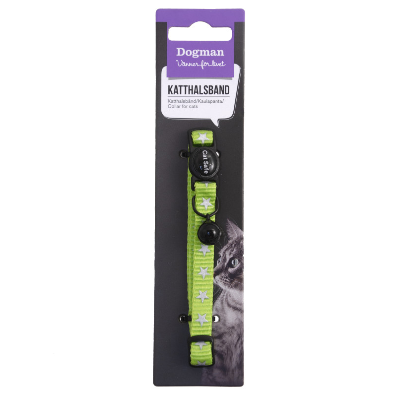 Produktbild för Dogman Halsband Simba Grön M