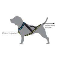 Produktbild för Dog Harness Nome Active Svart