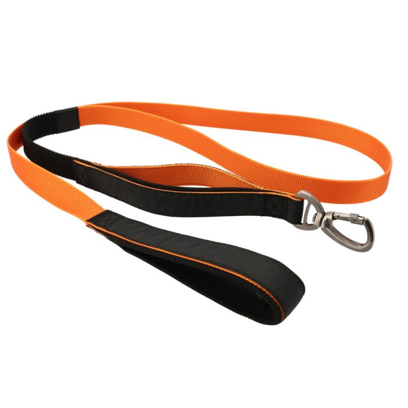 Produktbild för Dogman Sportkoppel Emmi Orange L/XL 180cm