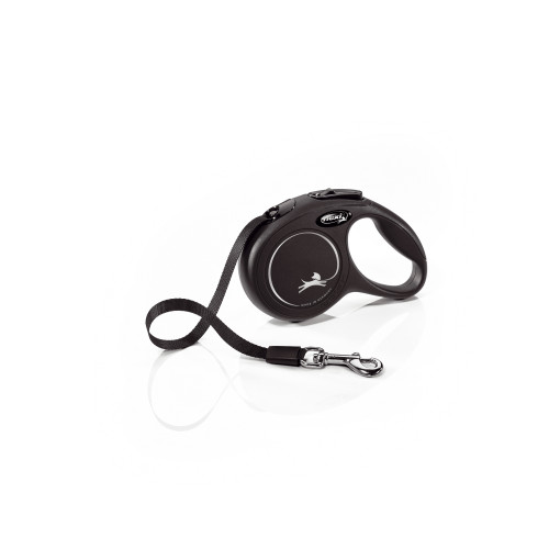 FLEXI New Classic Tape Flexikoppel Svart S 5m