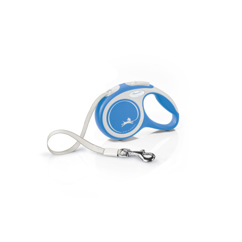FLEXI New Comfort Tape koppel Blå M 5m - Hundkoppel & Halsband