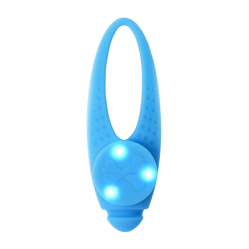 Produktbild för Dogman Blinklampa Basic LED Blå 8cm