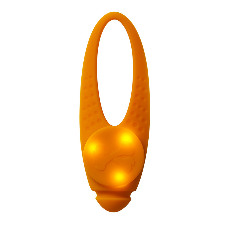 Produktbild för Dogman Blinklampa Basic LED Orange 8cm