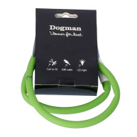 Miniatyr av produktbild för Dogman Blinkhalsband LED Grön 20-65cm Vihreä