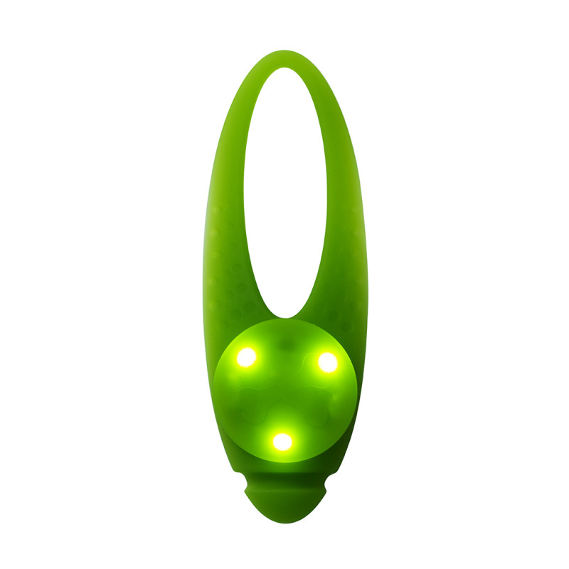 Produktbild för Dogman Blinklampa Basic LED Grön 8cm