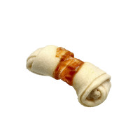 Produktbild för Dogman Tuggknutar med kyckling 6p Vit S 6cm