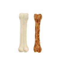 Miniatyr av produktbild för Dogman Chicken stuffed bone Vit L 20cm