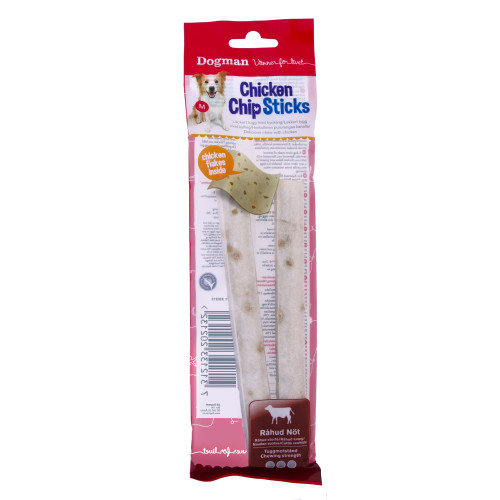 DOGMAN Dogman Chicken Chip sticks 2p Vit L 17,5cm