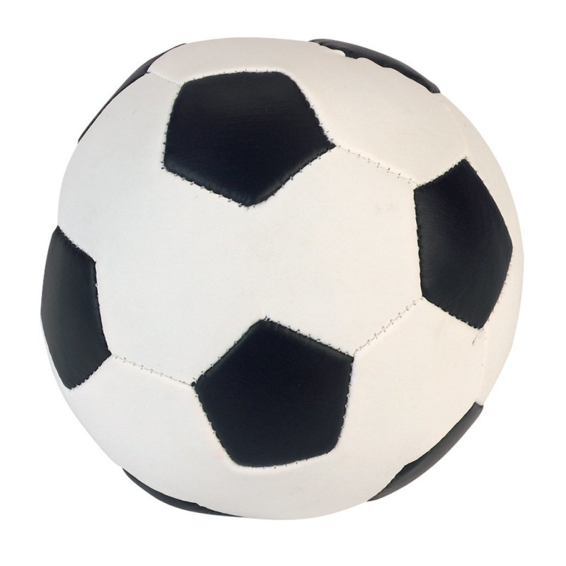 Produktbild för Dogman Leksak Fotboll utan pip Vit S 10cm