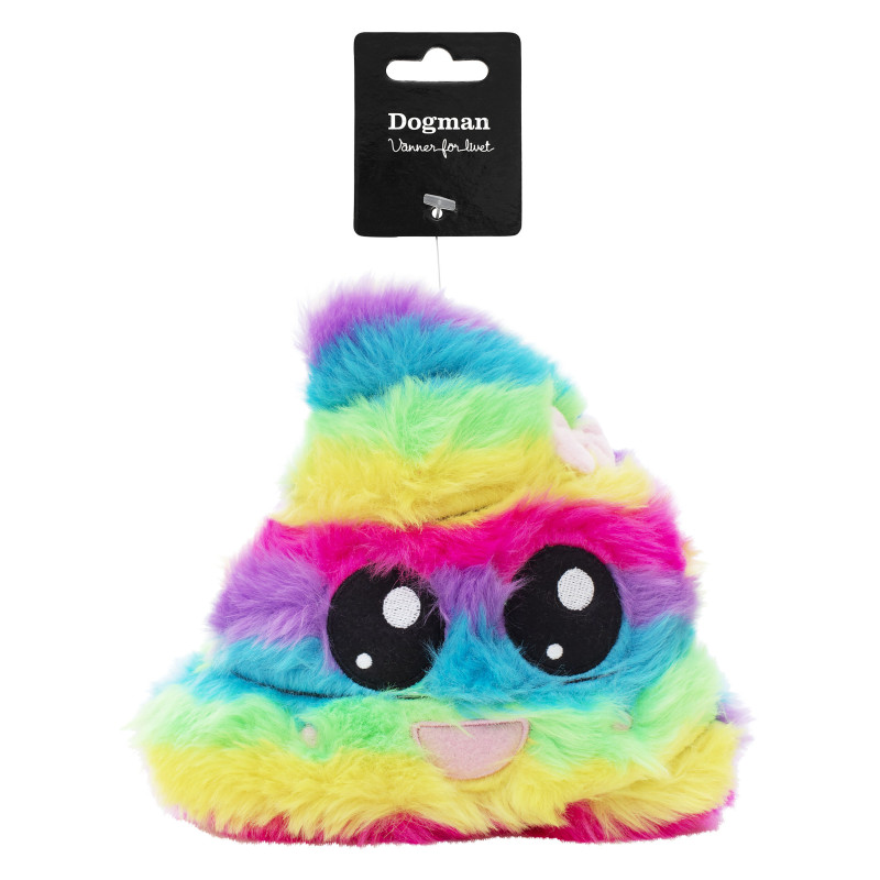 Produktbild för Dogman Leksak Rainbow poop Flerfärgad M 20cm