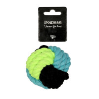 Miniatyr av produktbild för Dogman Leksak Repboll Turkos M 7,5cm