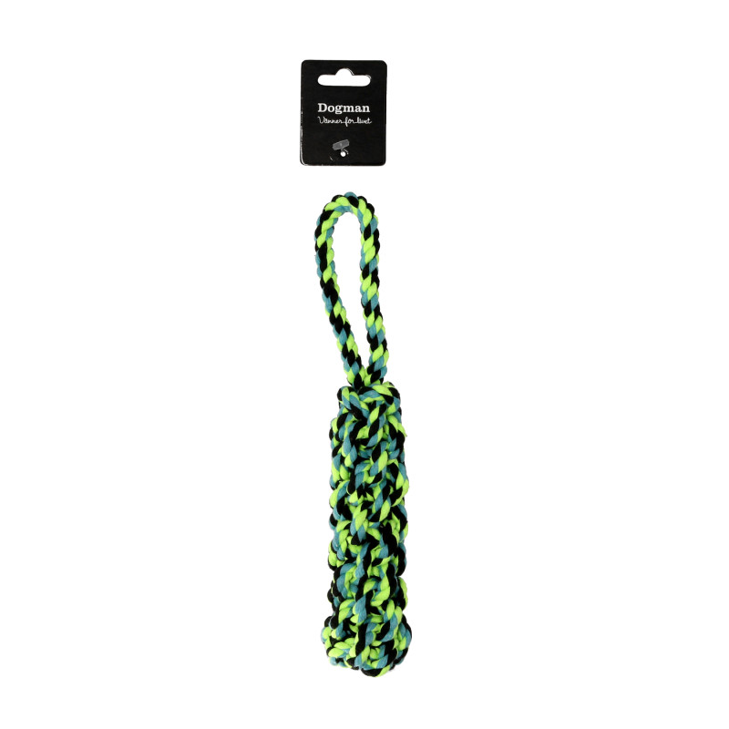 Produktbild för Dogman Leksak Rep-dummie Grön M 30cm