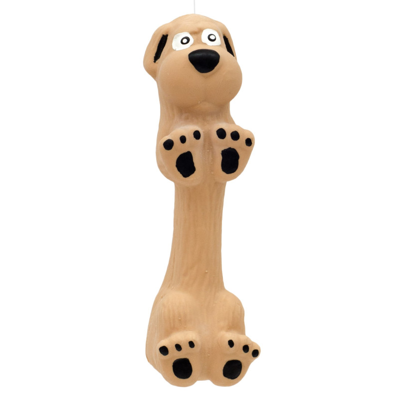 Produktbild för Dogman Leksak Hund Gul XS 13cm