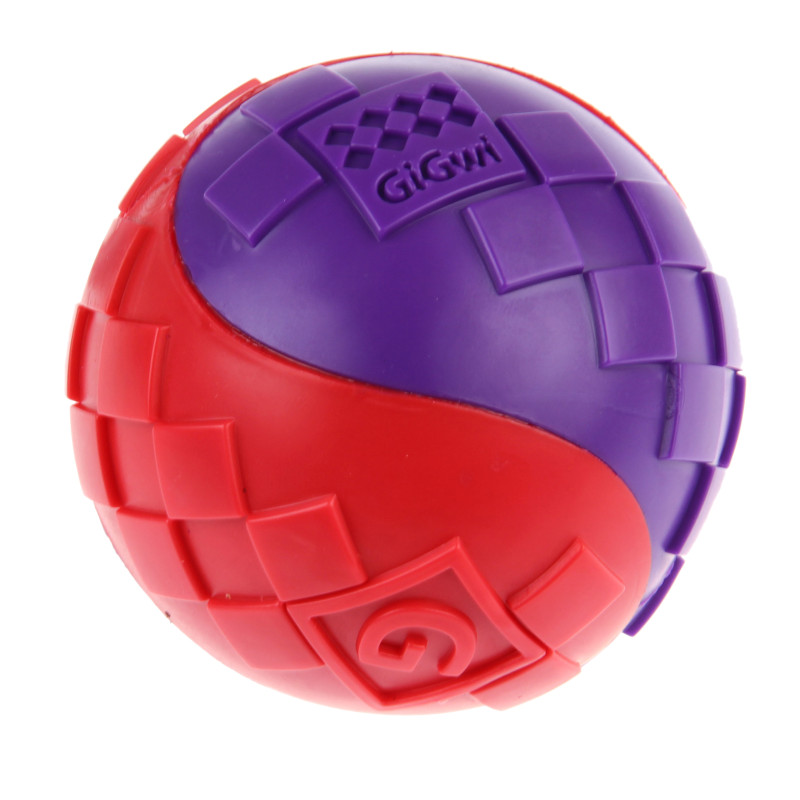 Produktbild för GiGwi Leksak Ball flytande 2p Lila M 6cm