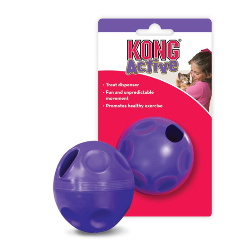KONG KONG Aktiveringsleksak Treat Ball Blå 8cm