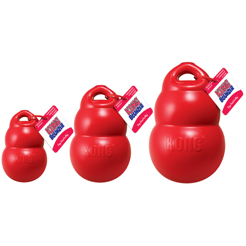 Produktbild för KONG Leksak Bounzer Röd M 16cm