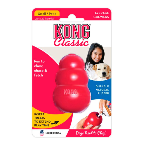 KONG KONG Leksak Kong Classic Röd S 6,5cm