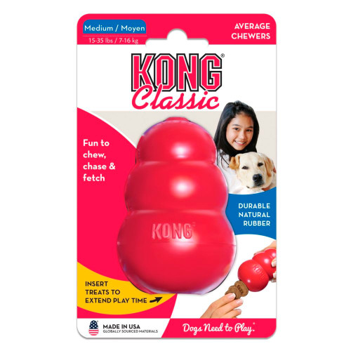 KONG KONG Leksak Kong Classic Röd M 8,5cm