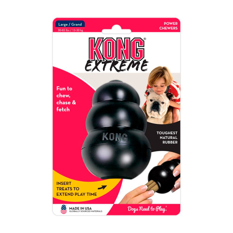 Produktbild för KONG Leksak Kong Extreme Svart L 10cm
