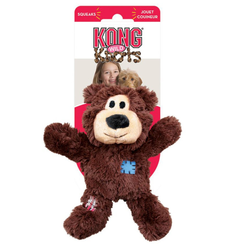 Produktbild för KONG Leksak Wild Knots Bear Mix M/L 25cm