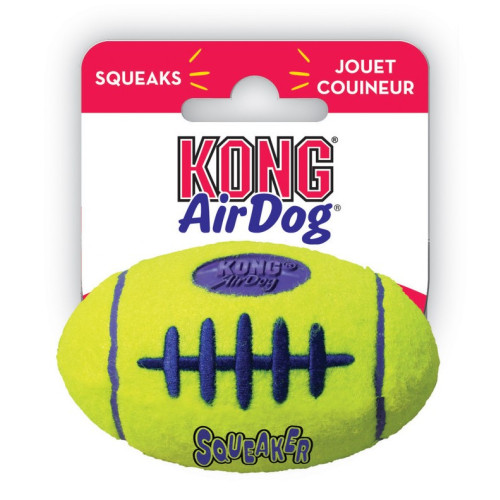 KONG KONG Leksak AirDog Football Gul S 8cm