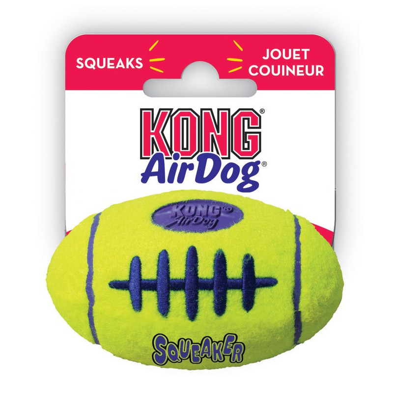 Produktbild för KONG Leksak AirDog Football Gul S 8cm
