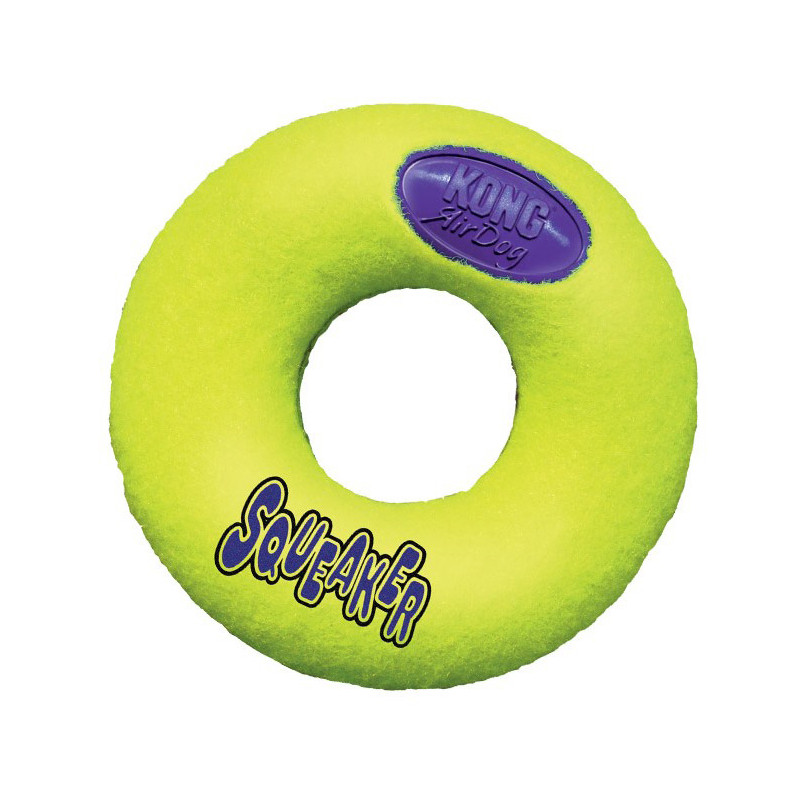 Produktbild för KONG Leksak AirDog Donut Gul M 13cm