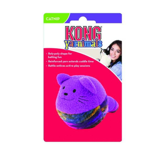 KONG KONG Leksak Yarnimals Cat Mix 7,5cm