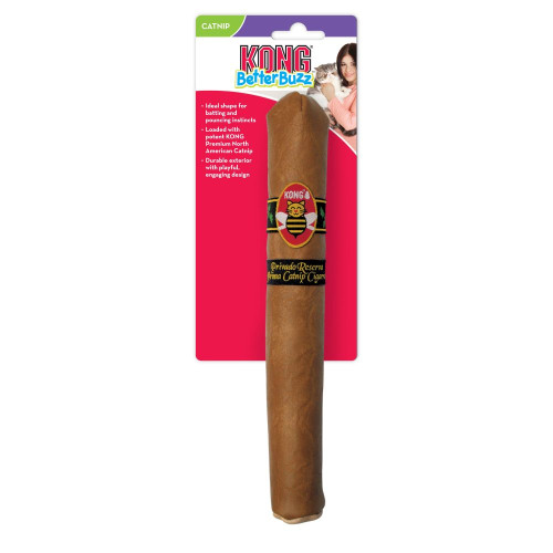 KONG KONG Leksak Better Buzz Cigar Brun 22cm Ruskea