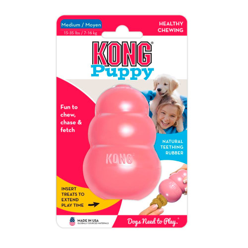 KONG KONG Leksak Kong Puppy Mix M 8,5cm